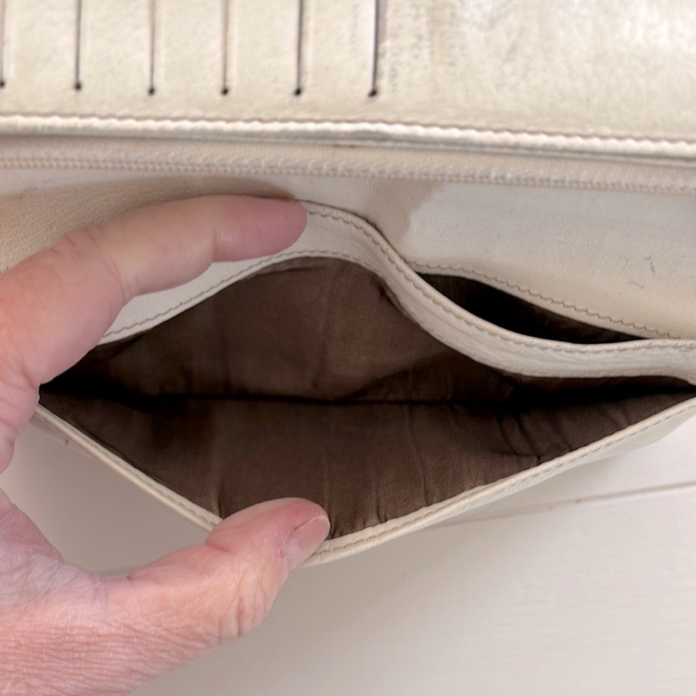 Celine Long Beige & Cream Wallet - Picture 10 of 16